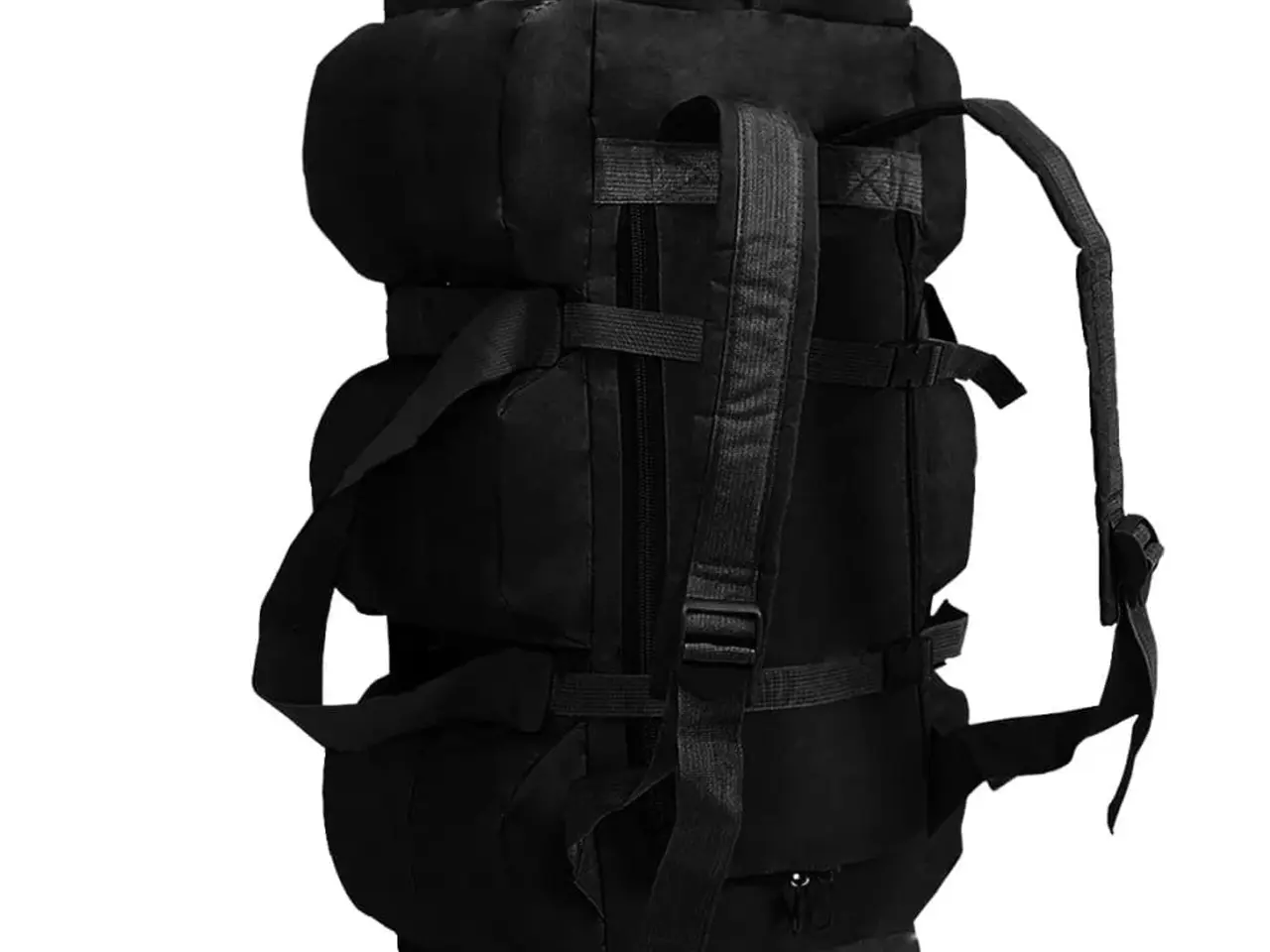 Billede 3 - Duffelbag 3-i-1 i army-stil - 45 l, sort