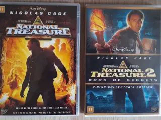 National Treasure 1 & 2, DVD, action
