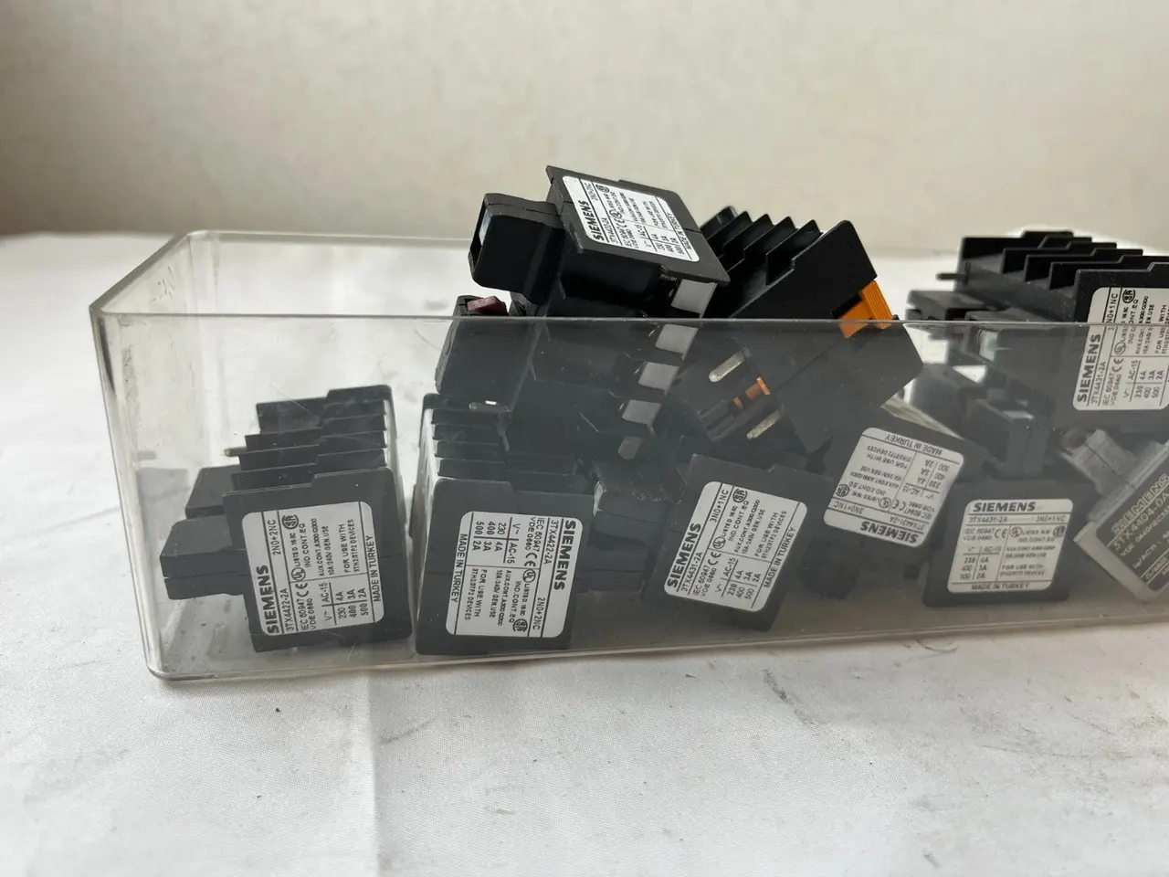 Billede 2 - Siemens 3TX44 kontaktor relæ Aux Blocks blandet
