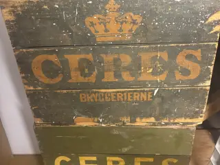 Ceres og Faxe Koral trækasser ølkasser / sodavands