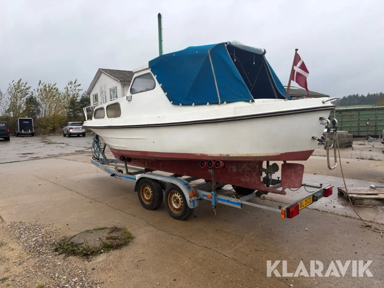 Billede 3 - Kabinebåd + trailer Myra 22 fod med 2000 tons trailer