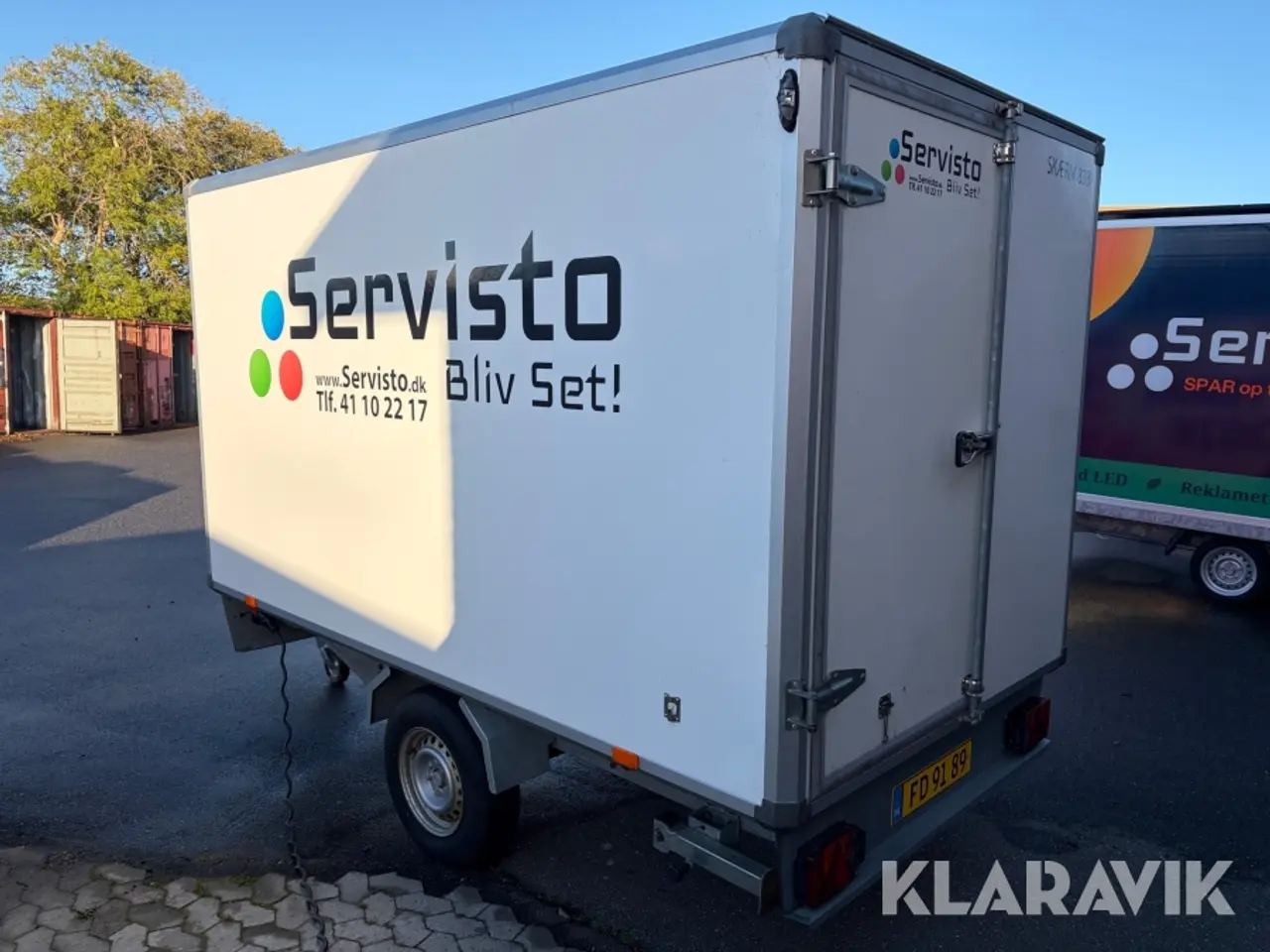 Billede 3 - Trailer Variant 1517C3 med reklameskærm, 1 styk