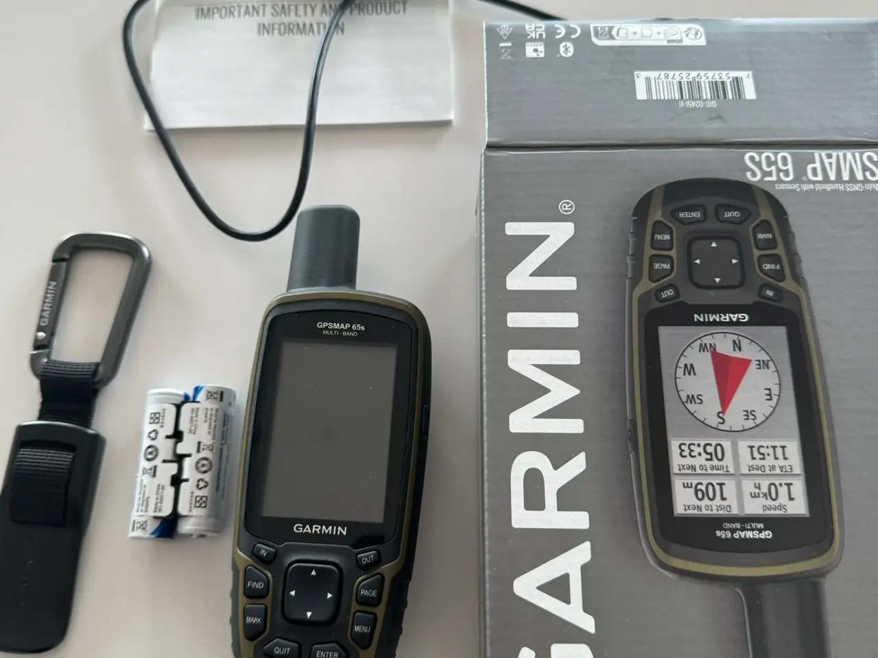 Billede 2 - Ny Garmin gpsmap 65S aldrig taget i brug
