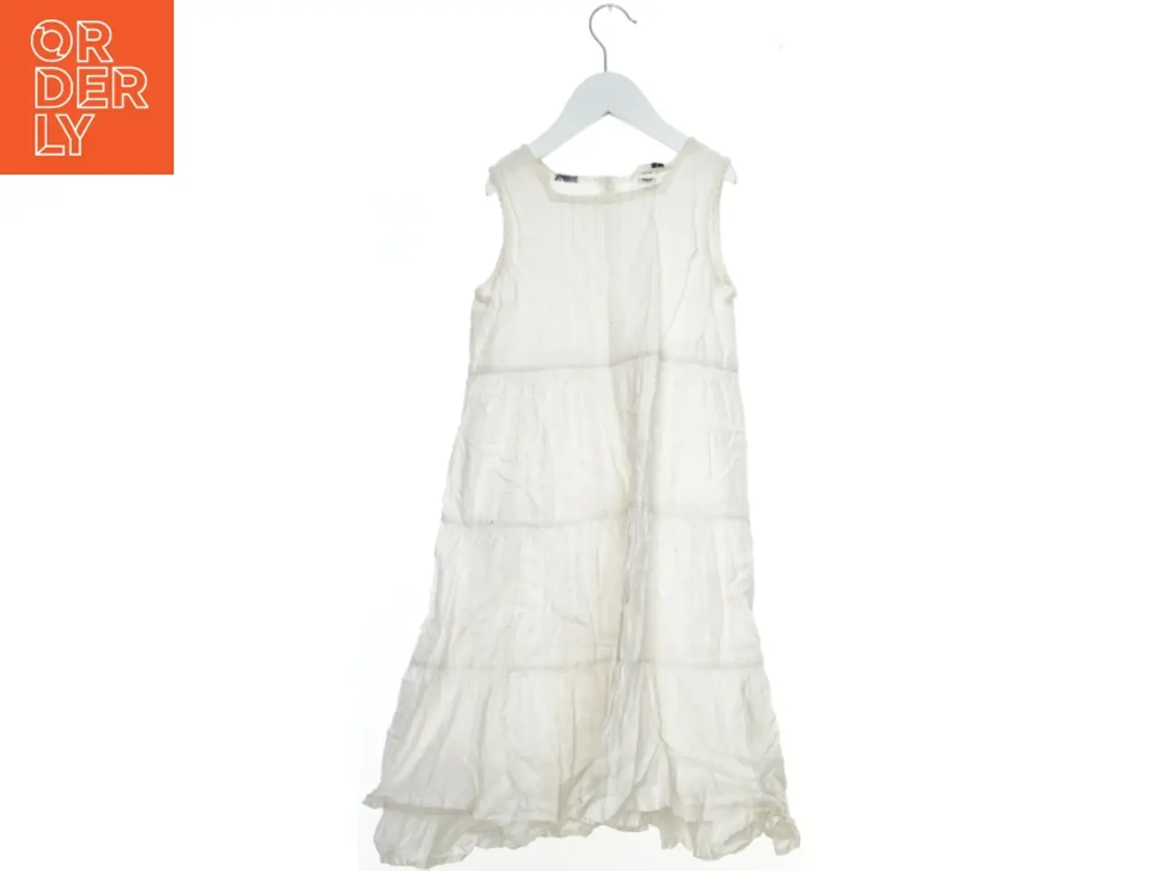 Billede 1 - Ærmeløs hvid kjole fra H&M (str. 128)