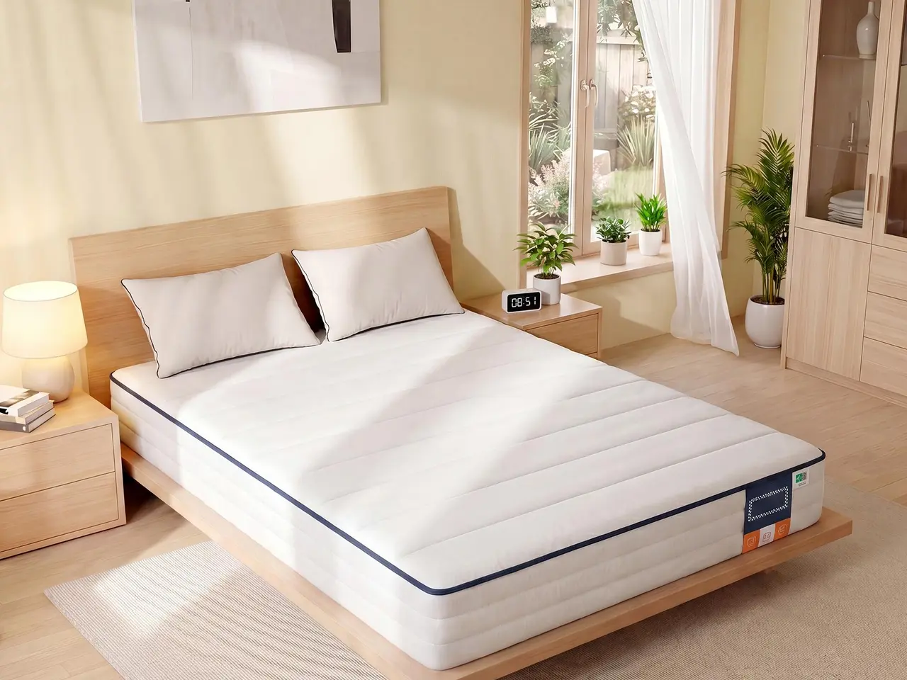 Billede 4 - Madras i gel-memoryskum 140 x 200 cm H3 - RMZ114W101