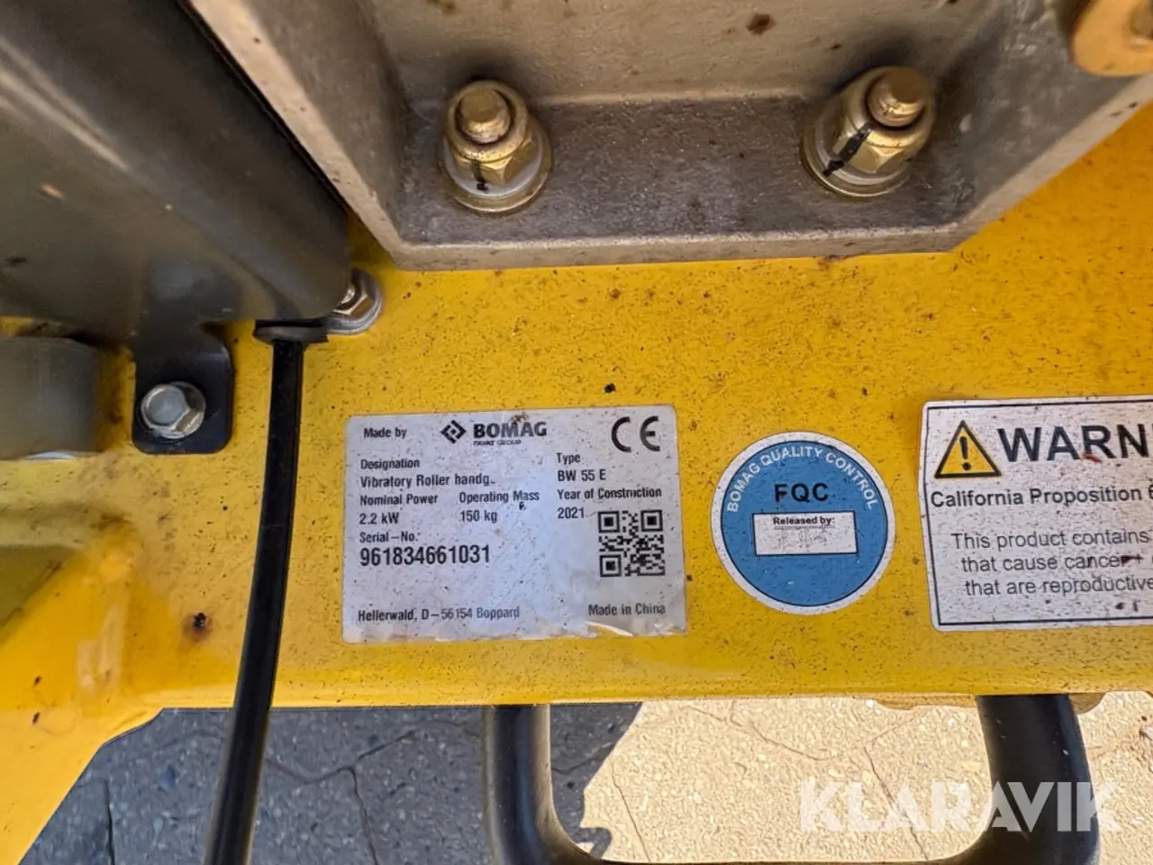 Billede 12 - Vejtromle Bomag BW55E