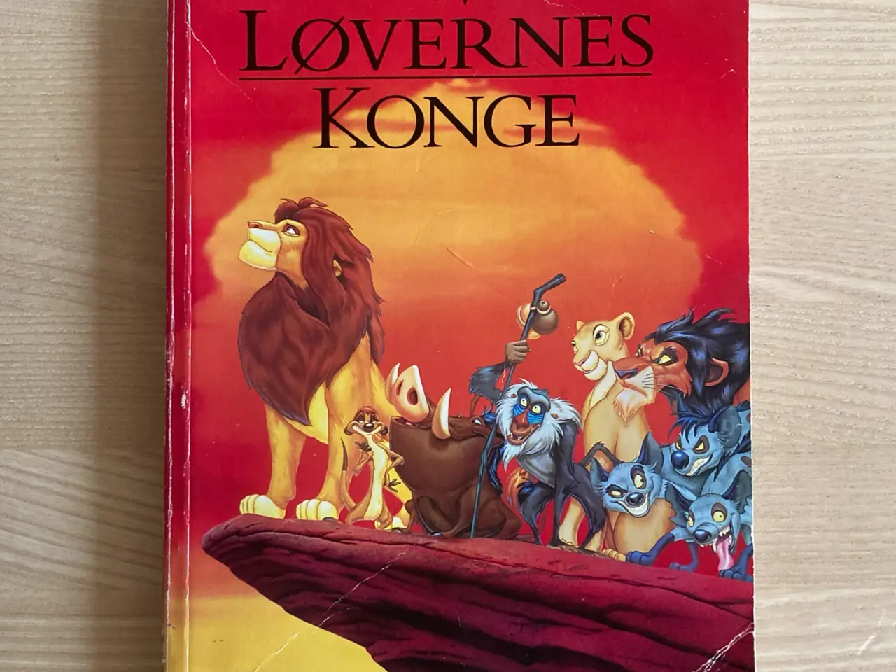 Billede 1 - Disney Løvernes Konge; billedbog på dansk