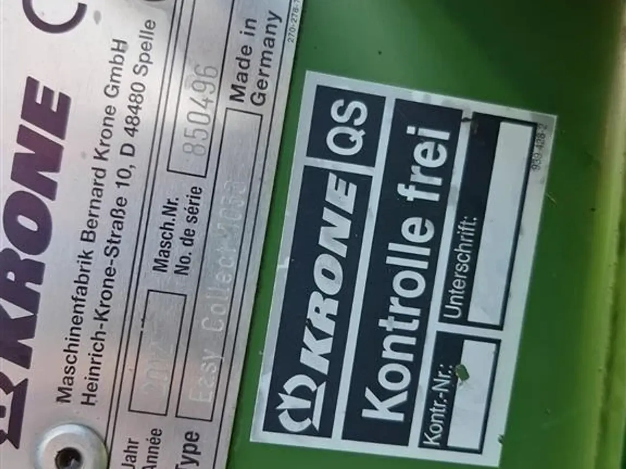 Billede 8 - KRONE Easycollect 1053