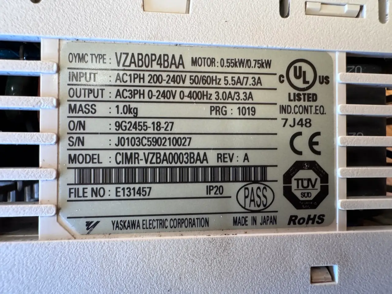 Billede 5 - Omron V1000 frekvensomformer