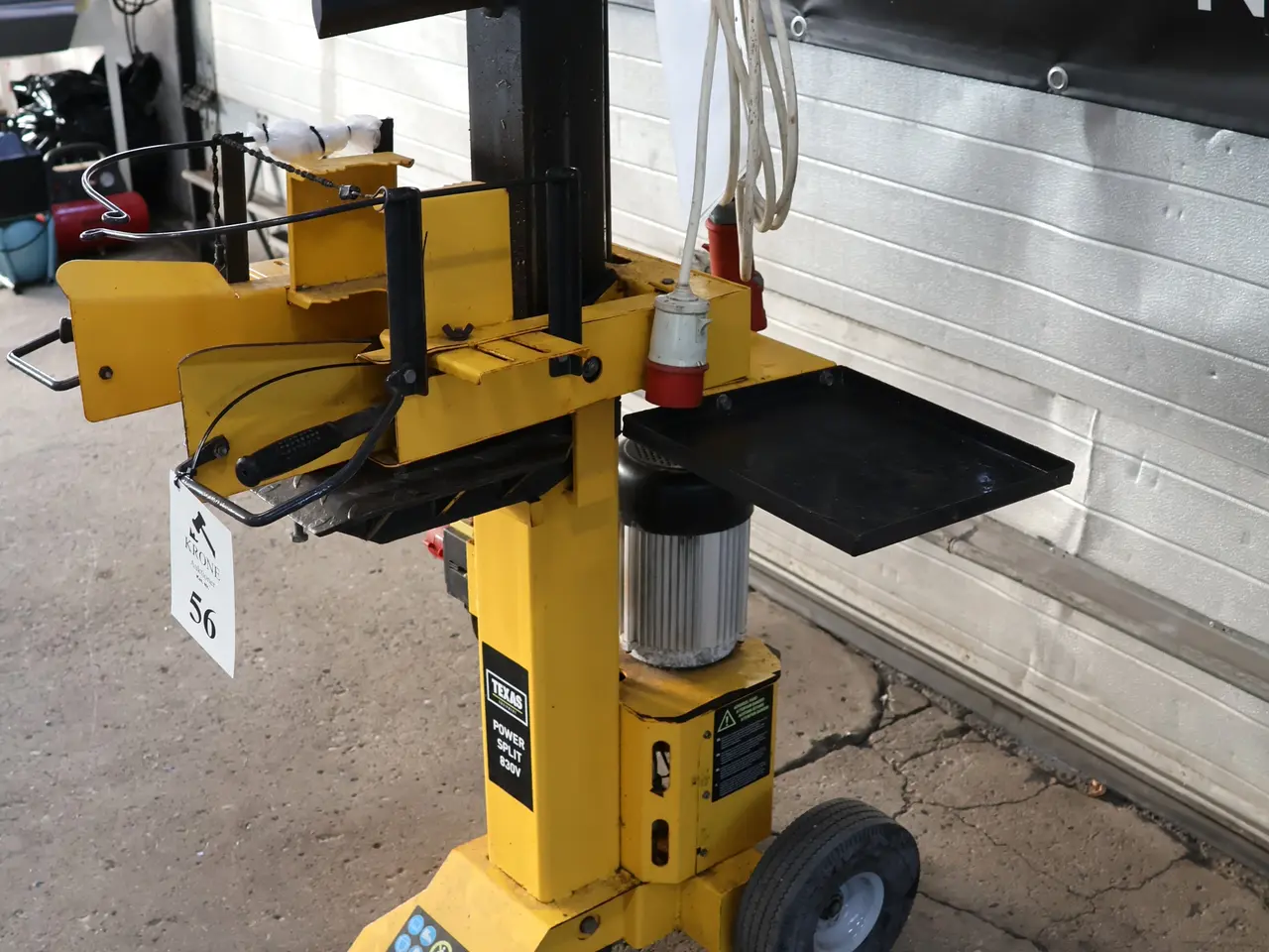 Billede 4 - 8 tons Texas brændekløver power split 830V, 380v.