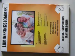 laminerings lommer se foto 10 pakker pris pr pakke