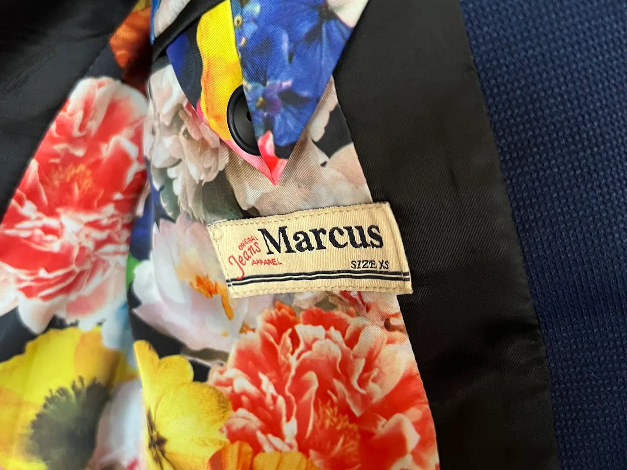 Billede 10 - Kongeblå Blazer fra Marcus Str. XS inkl. butterfly