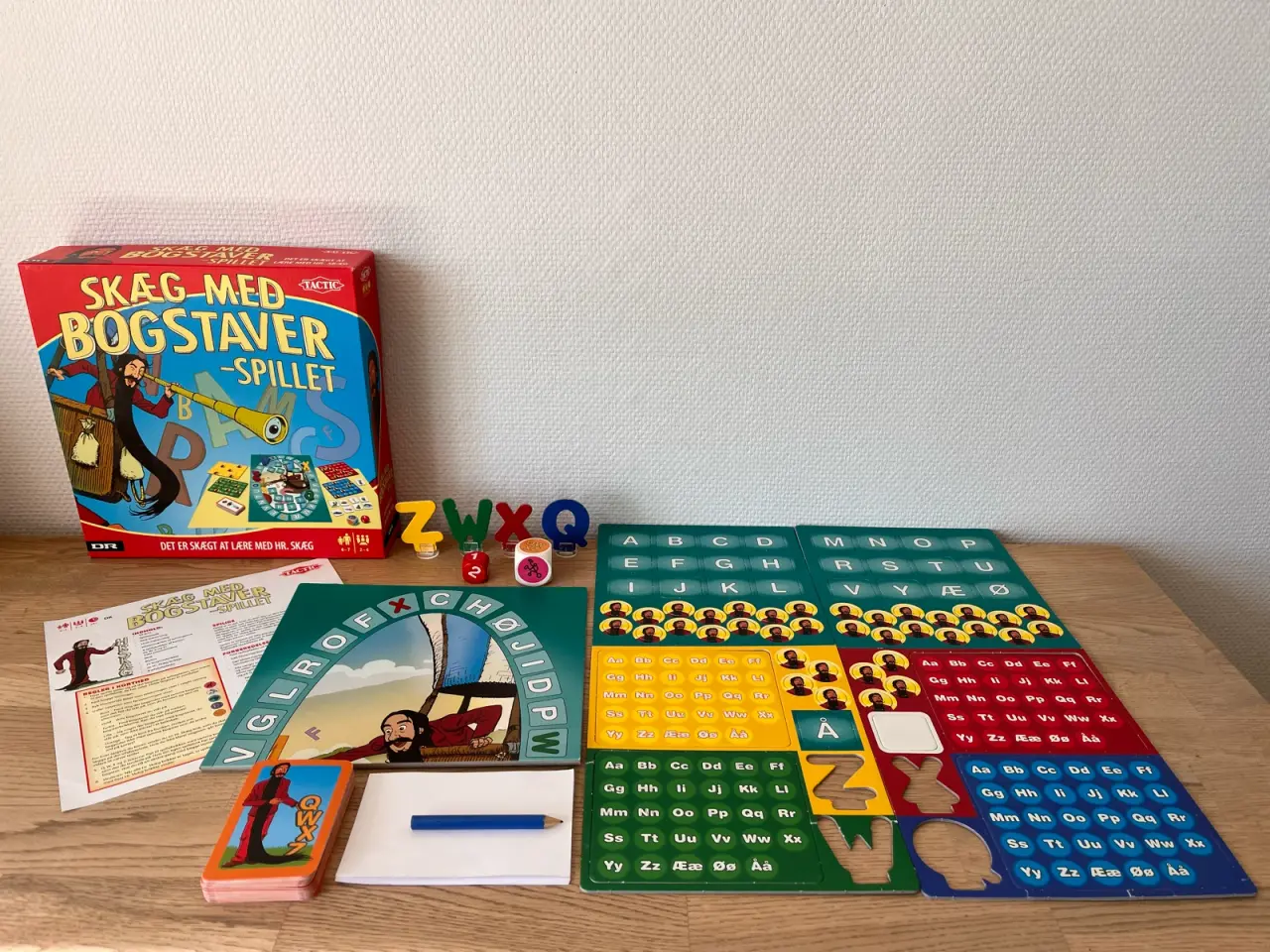 Billede 1 - KOMPLET SPIL: Skæg med bogstaver