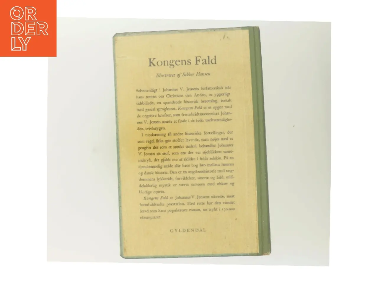 Billede 3 - Kongens Fald af Johannes V. Jensen (Bog)