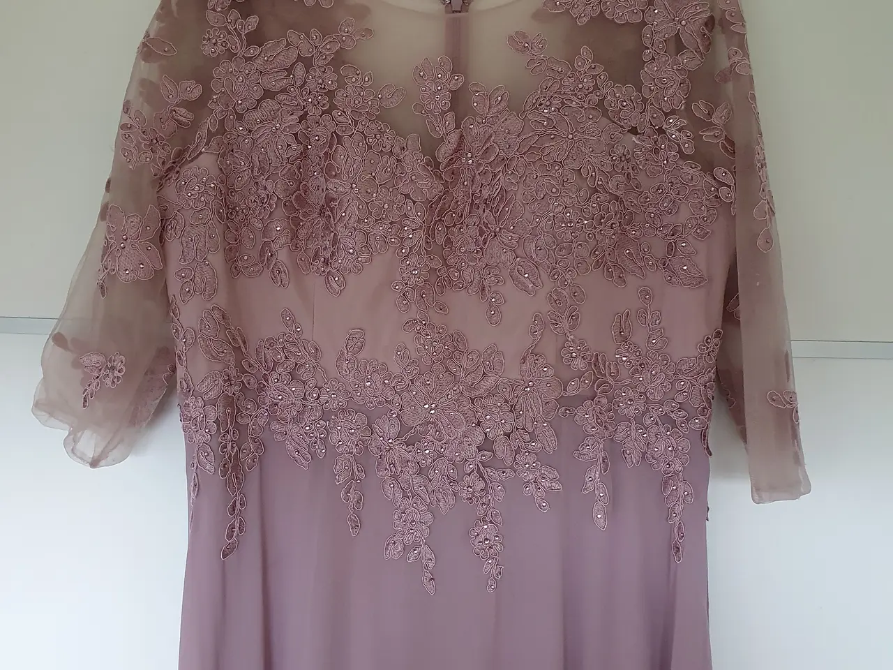 Billede 2 - "Brudens Mor " kjole i dusty rose