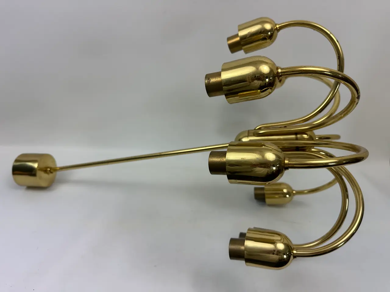 Billede 6 - Loftslampe / Lysekrone i messing (Kaiser Leuchten)