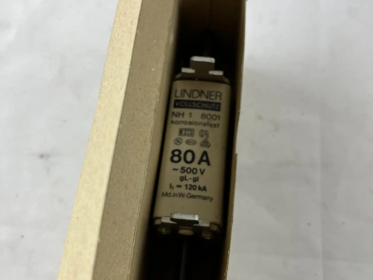 Billede 7 - Lindner Vollschutz NH1 8001.0807 Fuse 80A 500V