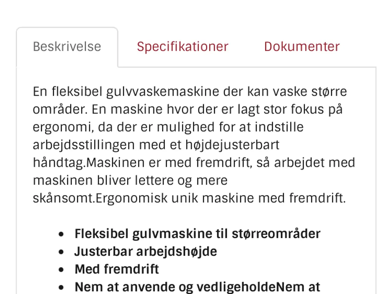 Billede 2 - Gansow ct45 Gulvvasker 