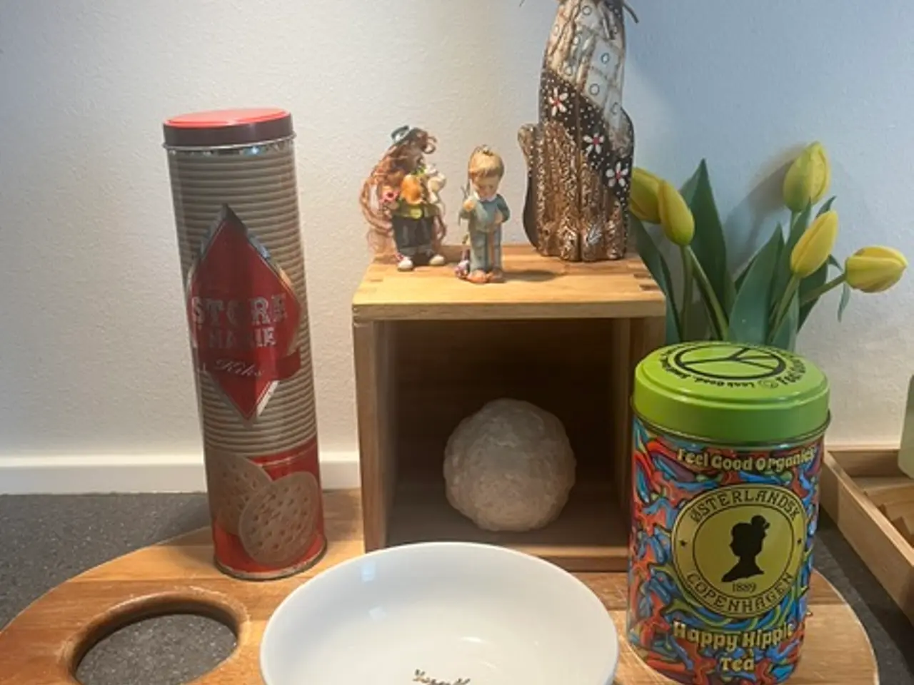 Billede 1 - StoreMarie dåse+flot tedåse&SøstreneGrene juleskål