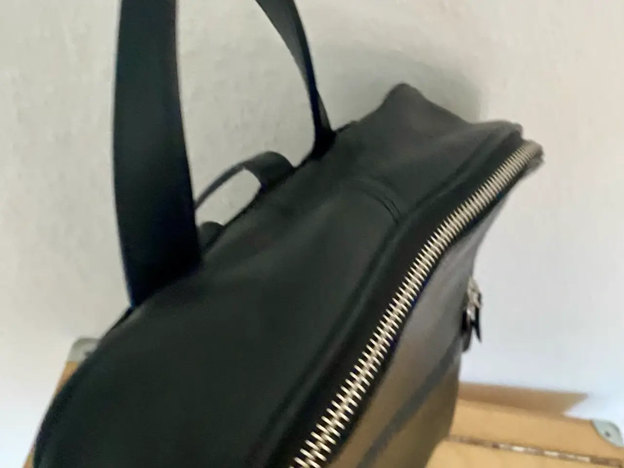 Billede 6 - Belsac rygsæk i sort læder
