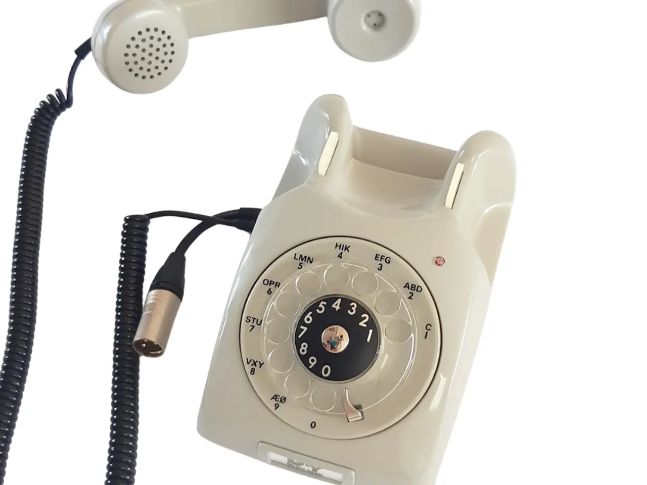 Billede 3 - Retro telefon mikrofon 2 (Grå)