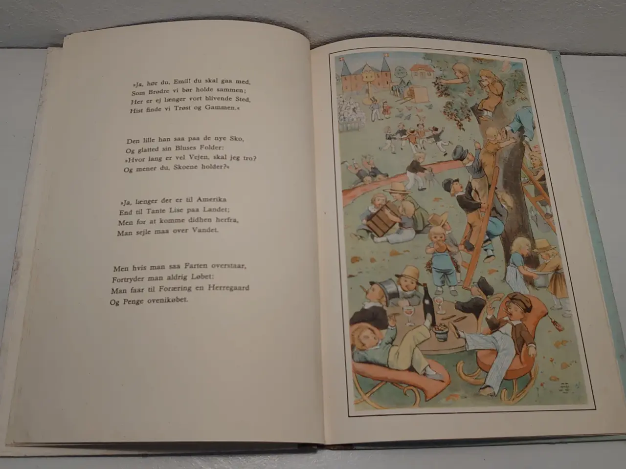 Billede 4 - Christian Winther: Flugten til Amerika. 1926.
