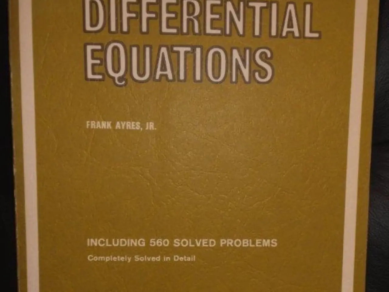Billede 1 - Schaum's Outline Differential Equations