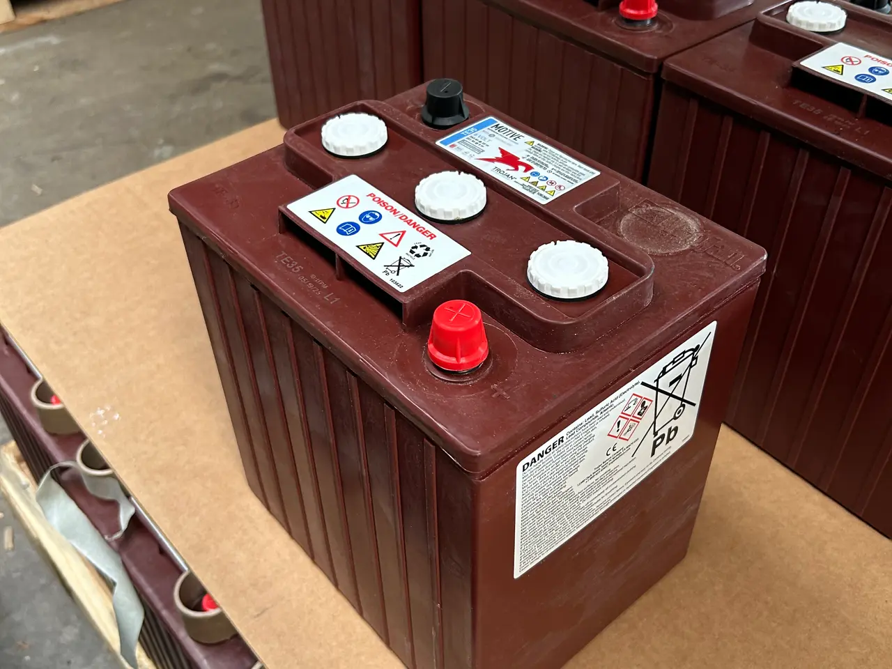 Billede 1 - Traktionsbatterier TROJAN MOTIVE TE35