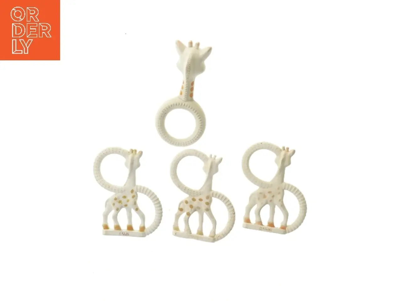 Billede 2 - Bideringe med giraffen Sophie (str. 11,5 cm)