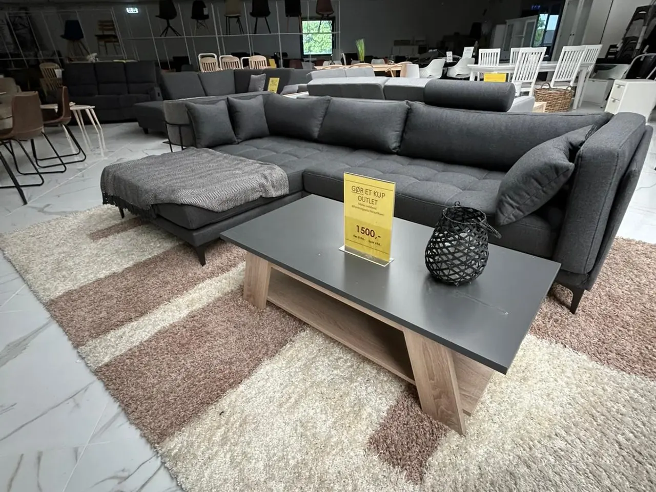Billede 1 - XL sofa med venstrevendt chaiselong