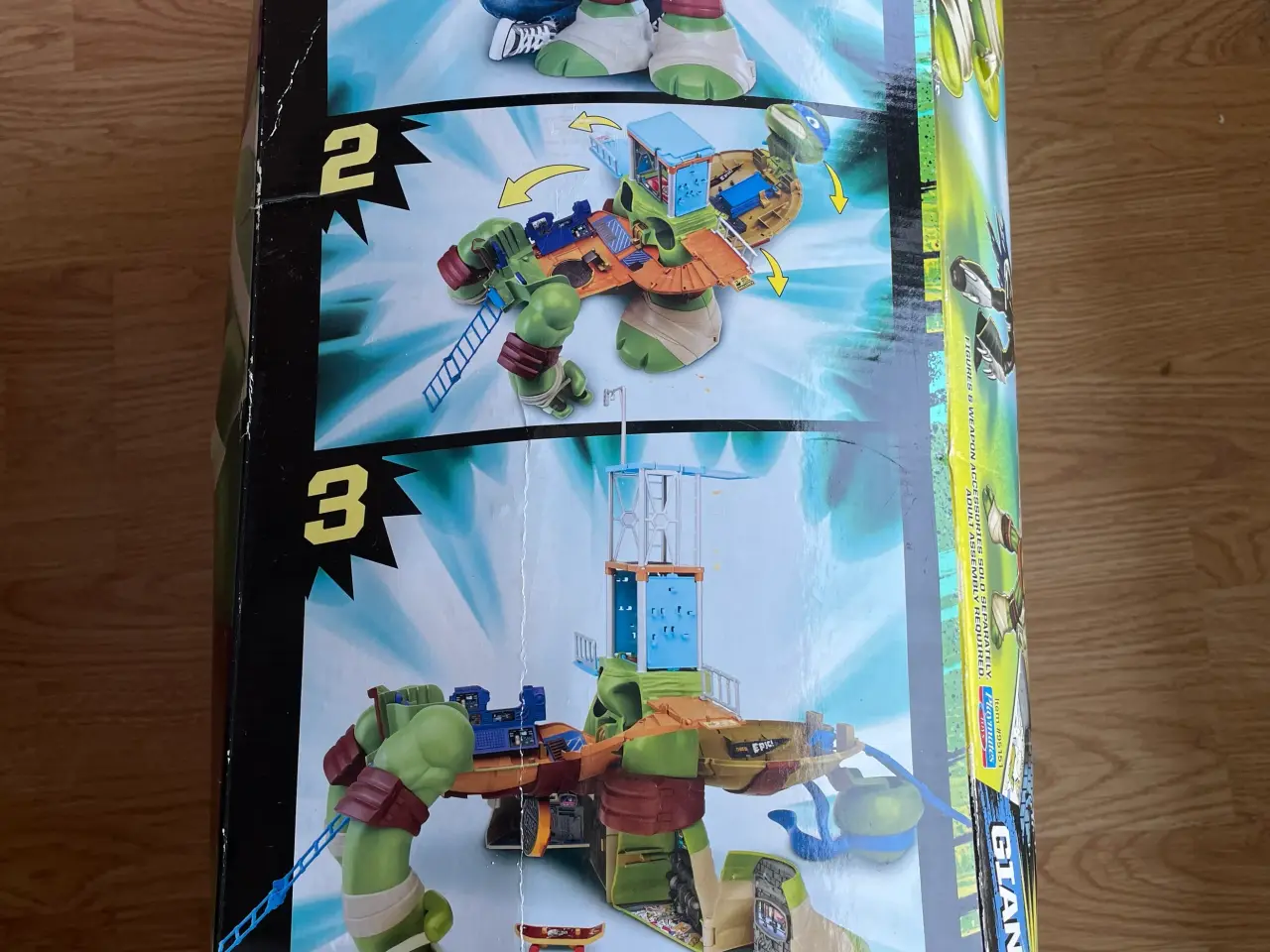 Billede 3 - Stor Leonardo Mutant Ninja Turtles Playset m. æske