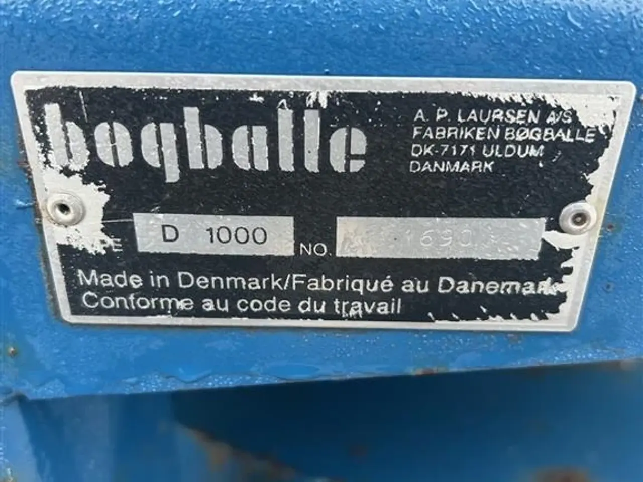 Billede 5 - Bogballe D1000