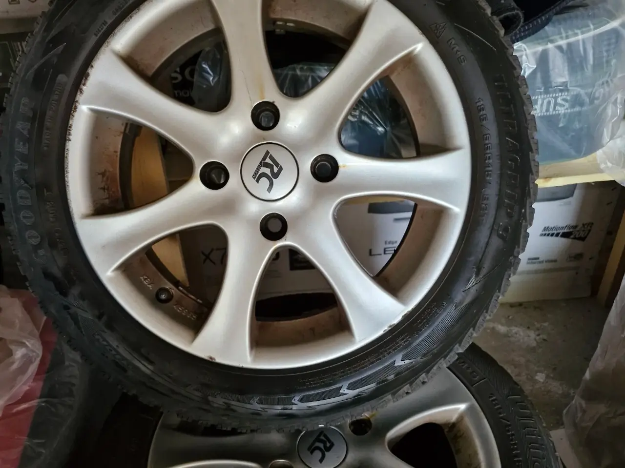 Billede 1 - Dæk og alu.fælge mitsubishi
