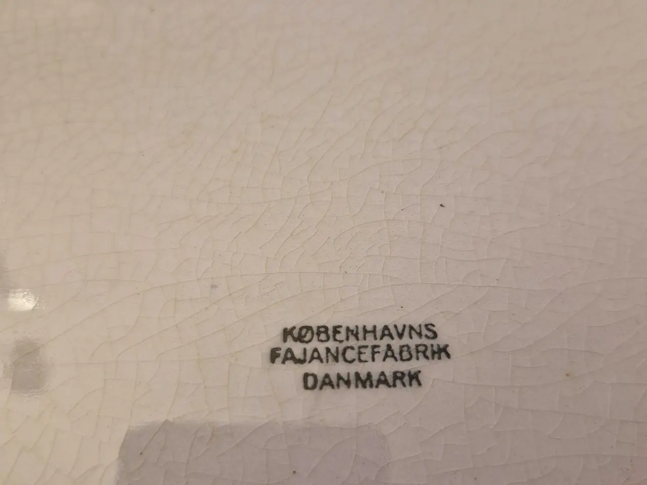Billede 2 - Fad fra Københavns fajancefabrik