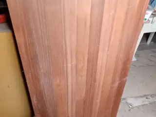 Tillægsplader, teak, palisander.