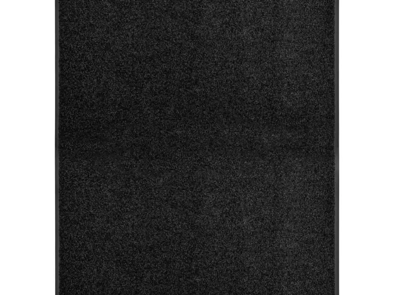 Billede 1 - Vaskbar dørmåtte 90×120 cm - sort indendørs/udendørs