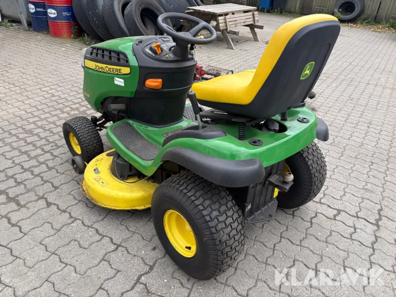 Billede 4 - Græsslåmaskine John Deere X125 tractor