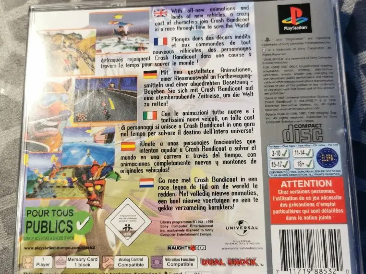 Billede 3 - Crash bandicoot 3 warped!!