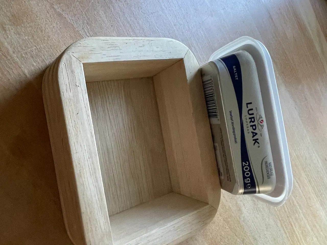 Billede 2 - Trip Trap smørboks eg