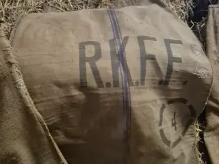 Gamle kornsække / jutesække – retro / dekoration