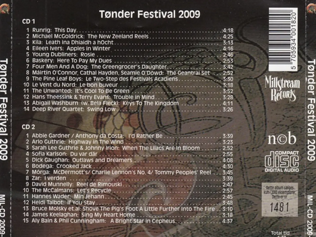 Billede 2 - Diverse kunstnere – Tønder Festival 2009 – 2CD