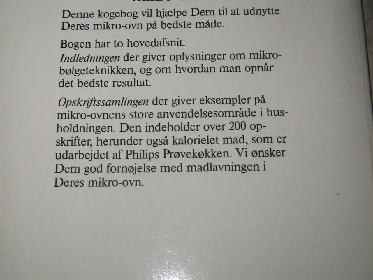 Billede 2 - Philips kogebog for micro-ovne