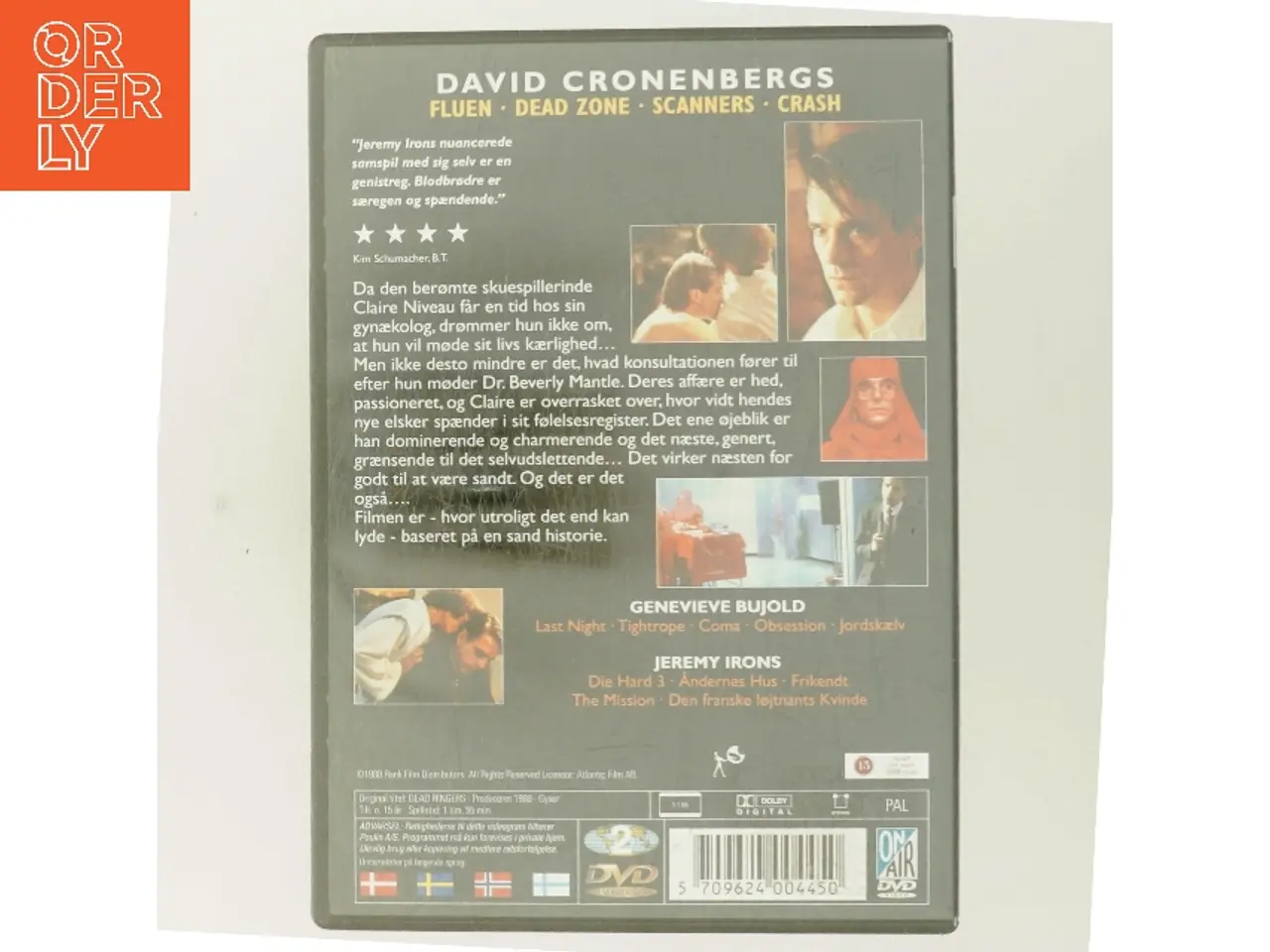 Billede 3 - Blodbrødre med Jeremy Irons (DVD)