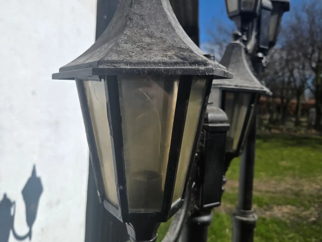 Billede 4 - Have lamper vintage 2 stk med 2 arme