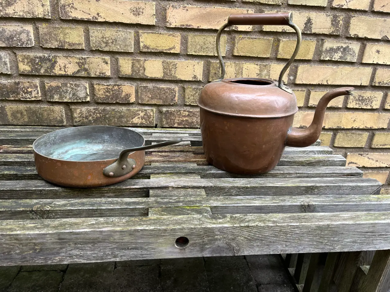 Billede 1 - Kobberkande og kobberpande