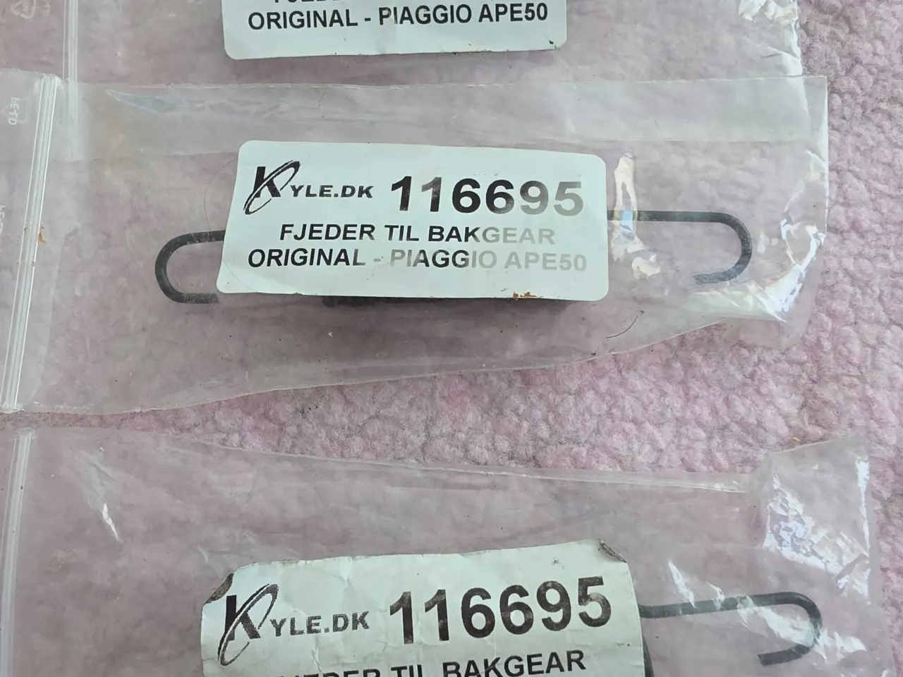 Billede 1 - Fjeder til bakgear ape50