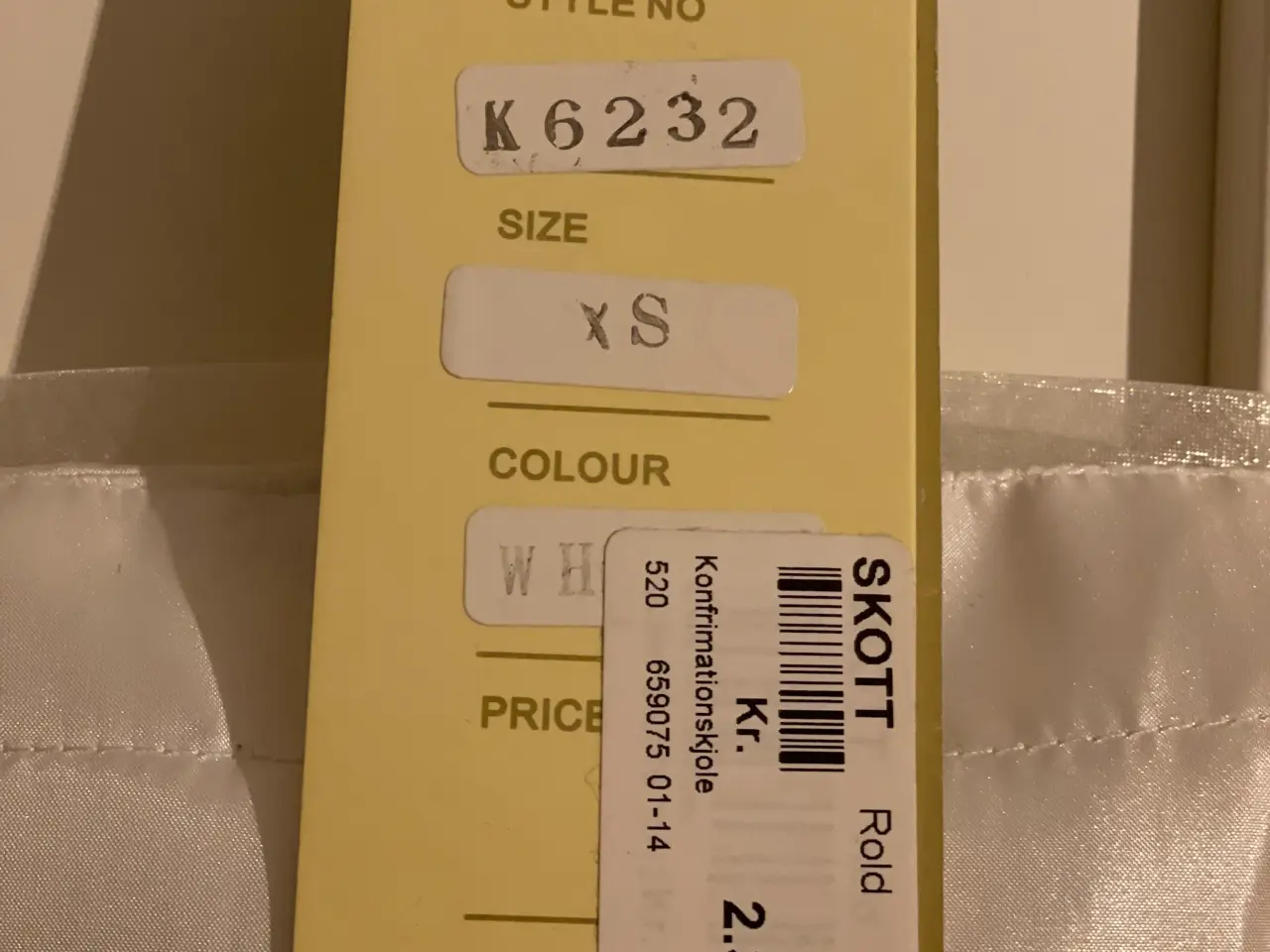 Billede 3 - Sprit ny konfirmationskjole str xs 