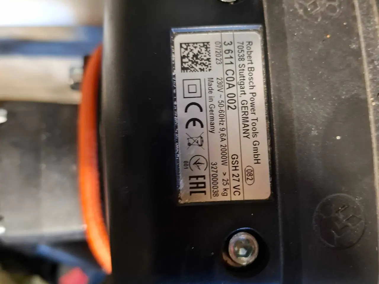 Billede 1 - Bosch GSH 27 VC 