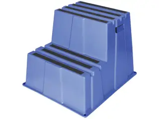 Skammel 2-trin Blå Ny model