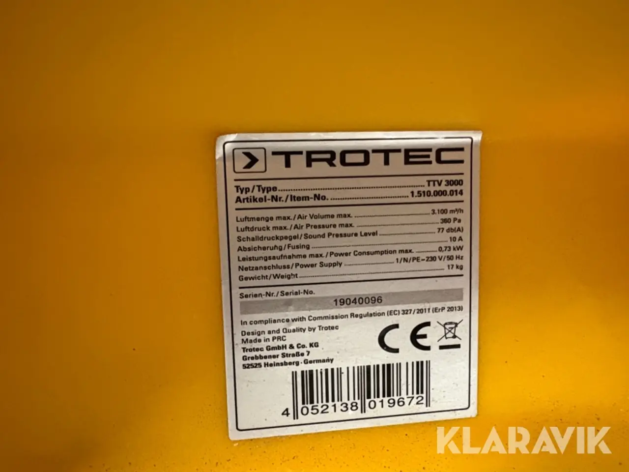 Billede 6 - Ventilator Trotec TTV 3000 og 2 varmetæpper